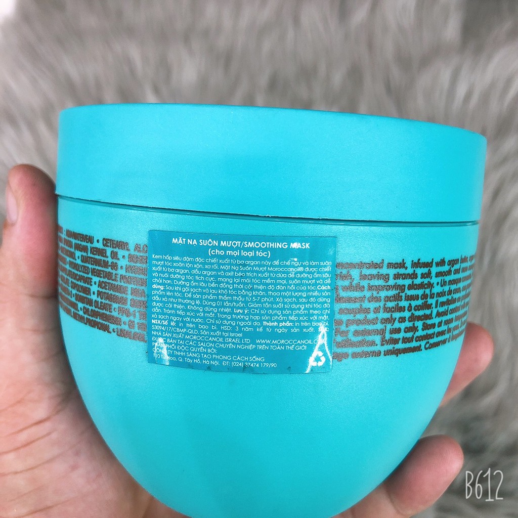 Mặt nạ suôn mượt dành cho mọi loại tóc SMOOTH MOROCCANOIL ( hàng chính hãng )