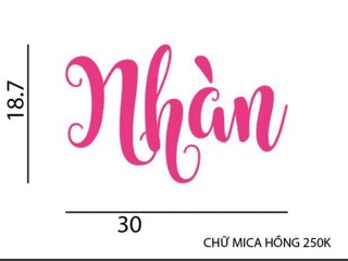 mica sơn hồng dán nổi ( nhận đặt theo yêu cầu )