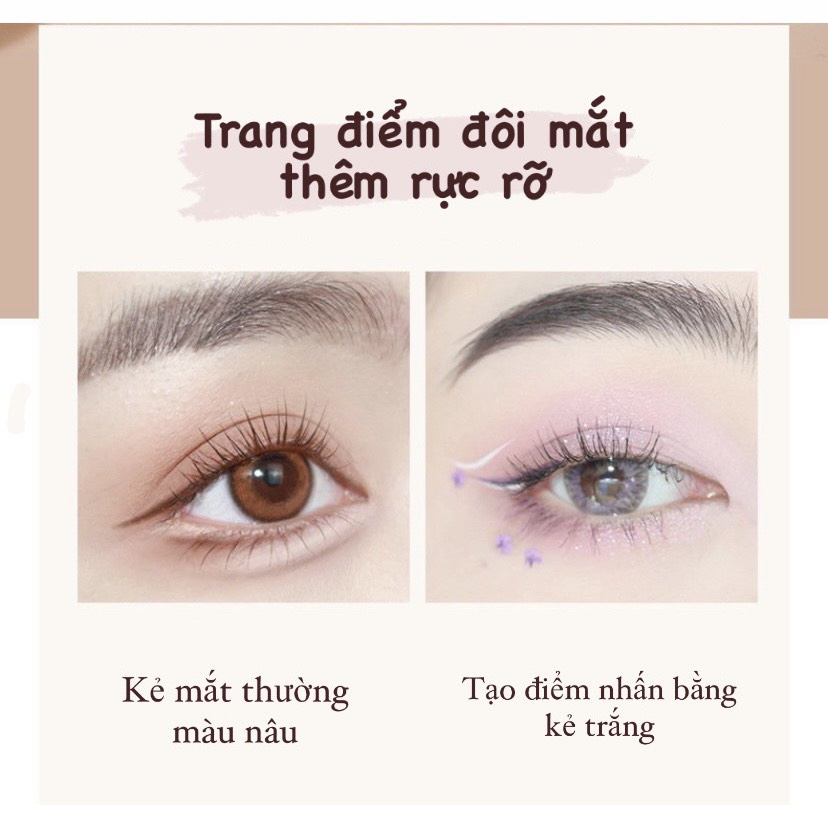 Bút Kẻ Mắt NOVO Độc Đáo, Thiết Kế Đơn Giản, Đẹp Mắt, Đầu Bút Nhỏ 0.016mm, Nét Kẻ Thanh Mảnh, Sắc Nét, Chống Thấm Nước