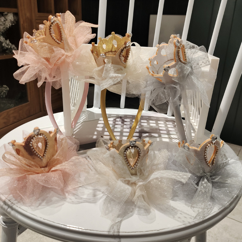 Cài Tóc Hình Vương Miện Xinh Xắn Dành Cho Bé Gái