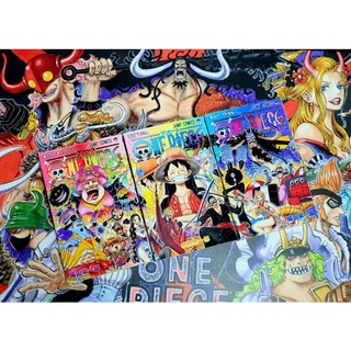 Combo one piece 99 100 101 bản nhật, kèm postcard