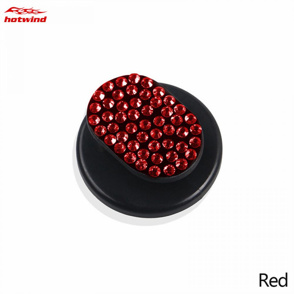 Hw Móc Treo Kính Mát Hình Tròn Đính Đá Trang Trí Nội Thất Xe Hơi