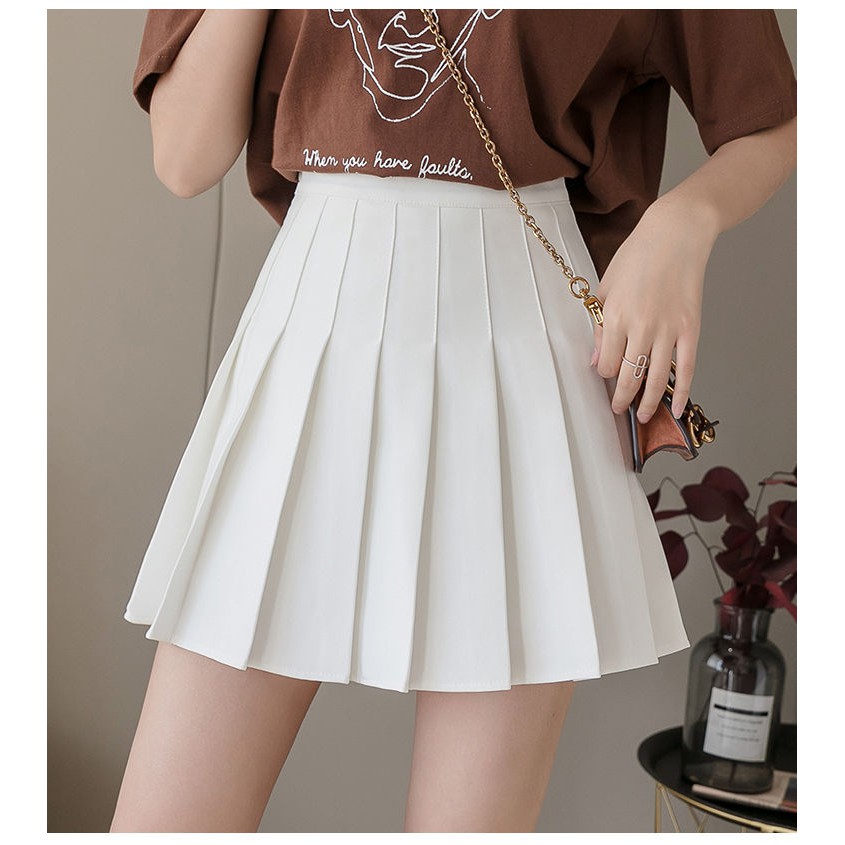 Chân Váy Xếp Ly Lưng Cao Màu Trắng Loại 1 Thời Trang Cao Cấp Freeship,Chân Váy Trắng Ngắn Thể Thao QC Mới Siêu Xinh | BigBuy360 - bigbuy360.vn