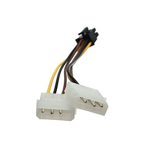 Dây chuyển 2 IDE 4 Pin sang 6 Pin cho Vga rời