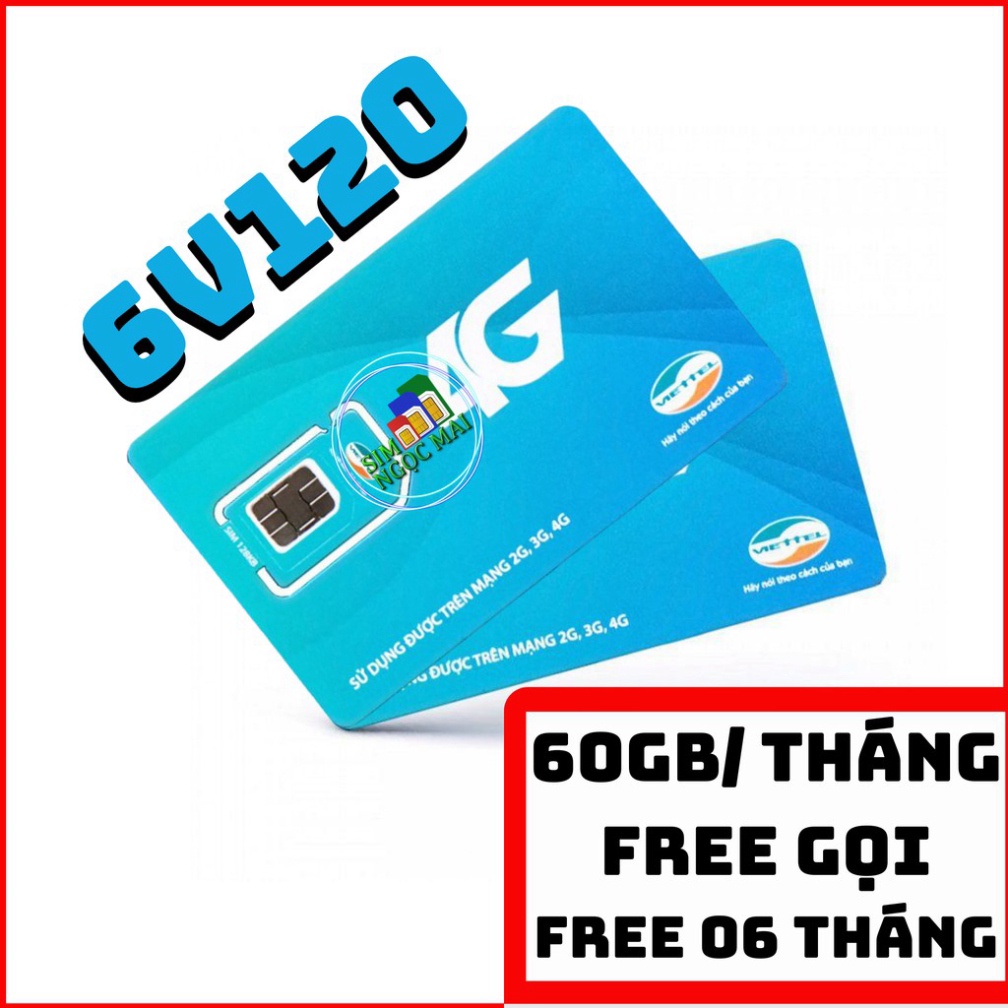 GIÁ CỰC SỐC  (FREE 12T) Sim 4G Viettel V120 Trọn Gói 12 Tháng - 4GB/NGÀY - 1440GB / NĂM - Miễn Phí G ....