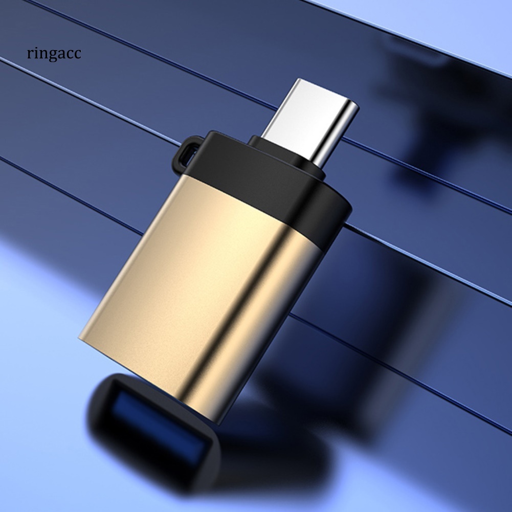 Đầu chuyển đổi RGA USB 3.0 Female sang Type-C Male OTG cho Laptop