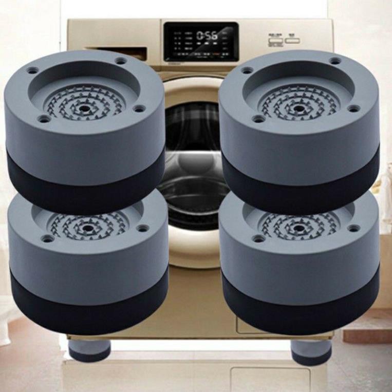 [GIÁ SỐC] Bộ 4 miếng lót máy giặt, tủ lạnh cao su, đế lót chống rung, giảm tiếng ồn siêu bền cao cấp , chất lượng