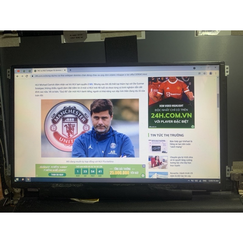 s6-2311 màn laptop 11.6inch slim 2 tai bên hông rã máy, không bảo hành