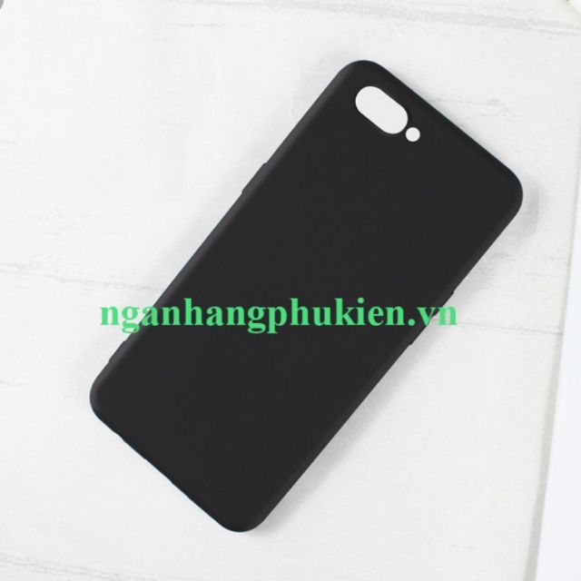 Ốp lưng Ou Case cho oppo A3s silicon dẻo màu (đen-xanh)