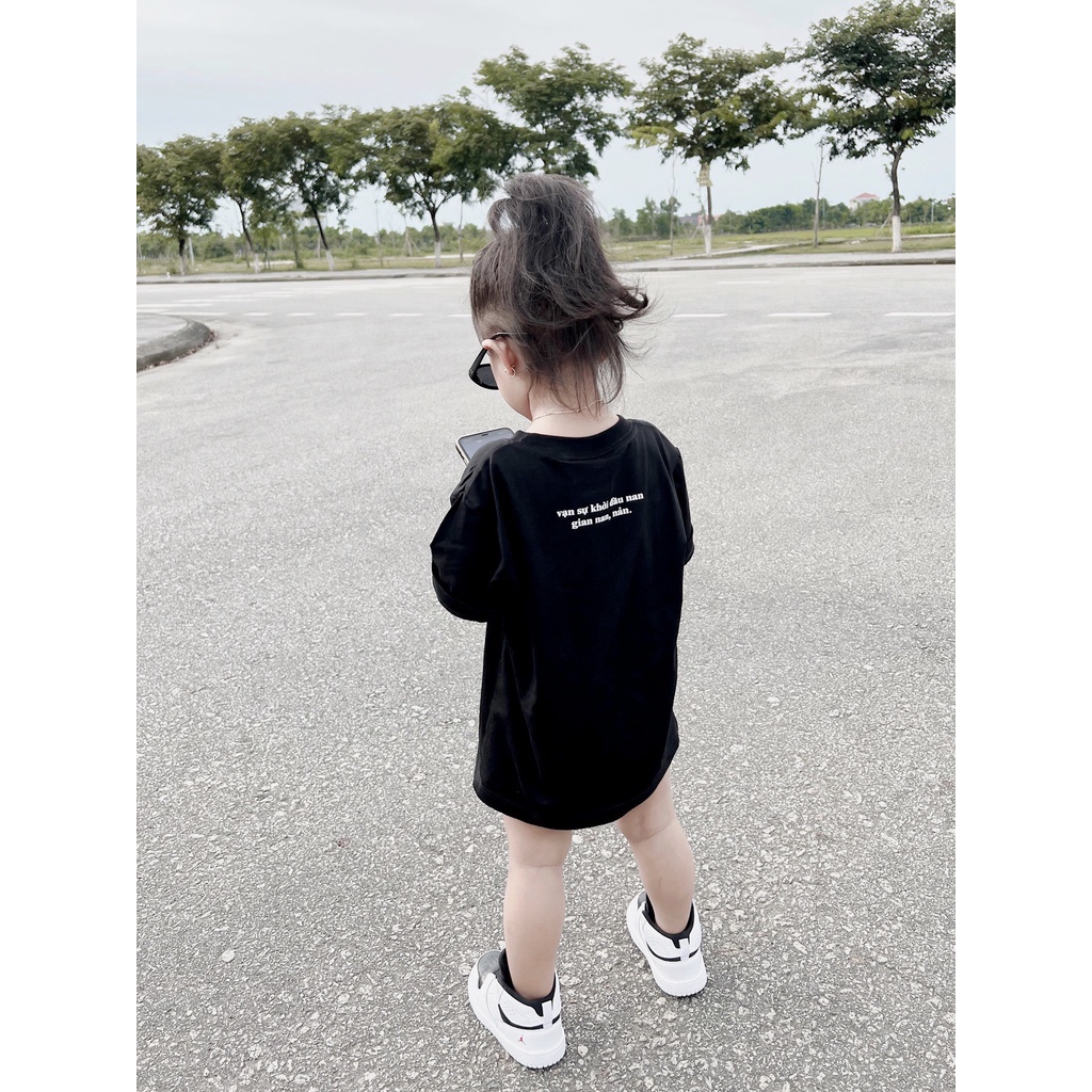 Áo thun Mệt gia đình , áo phông trẻ em unisex , Kid_genZ