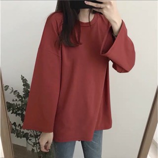 Áo Thun BASIC Tay Dài Form Rộng Unisex - TM48