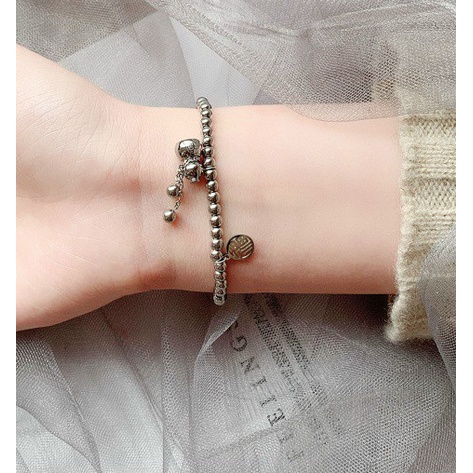 Lắc Tay Bi Hồ Lô May Mắn Titan Ko Han Rỉ TT 3823