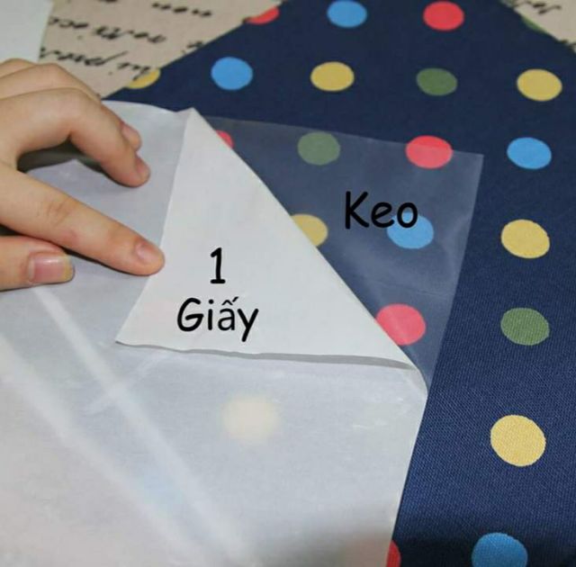 1 mét Keo ủi 2 mặt ( keo fin) khổ 50cm