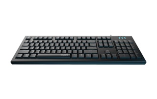 Bàn phím có dây Rapoo NK1800 Wired (Đen) (SMC)