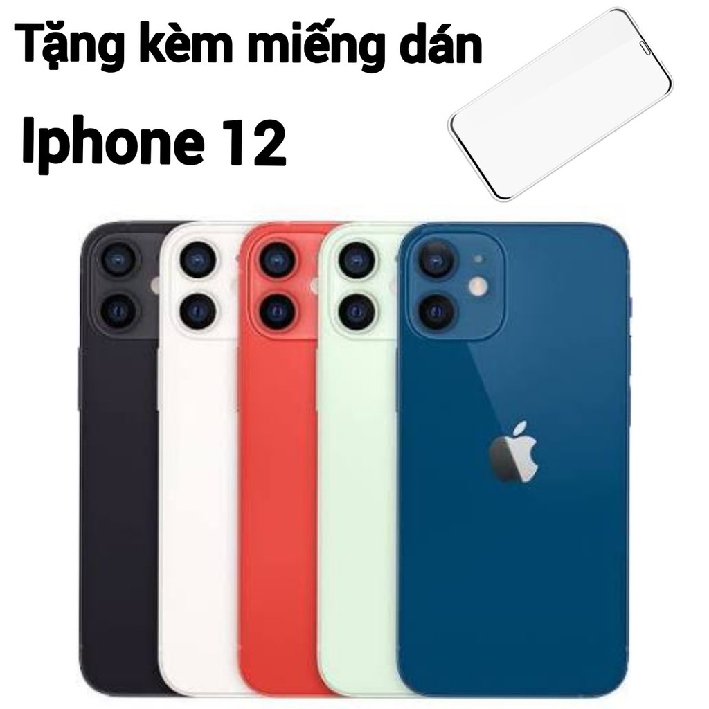 Điện thoại Apple iPhone 12 bản 256GB - Hàng nhập khẩu new 100% + Miếng dán cường lực