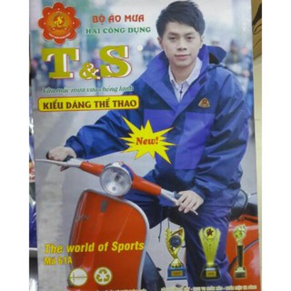 Bộ quần áo mưa 2 Lớp chống lạnh Thủy Sơn