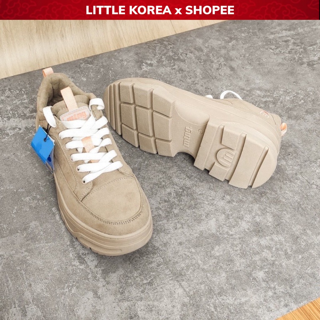 Giày Sneaker Nam Thể Thao Thấp Cổ Đế Cao Su Tăng Chiều Cao - LITTLE KOREA