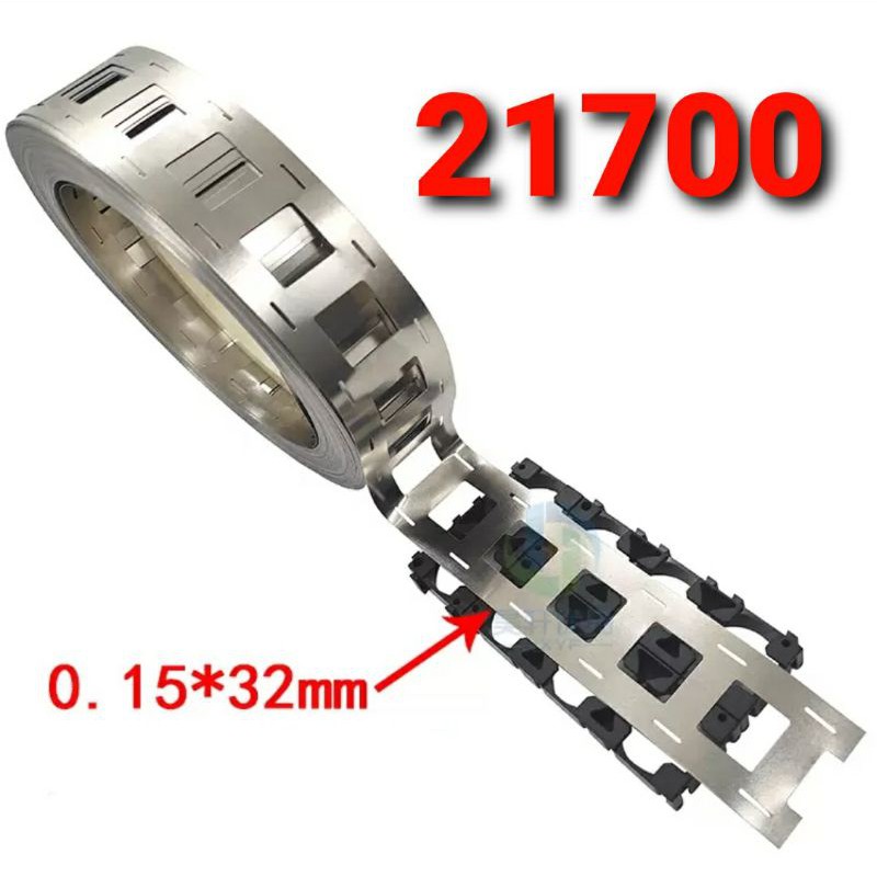 Achun.vn - KẼM HÀN PIN ĐÔI 21700 - 0.15mm*32mm*1 mét  dùng cho loại không dùng khung ghép