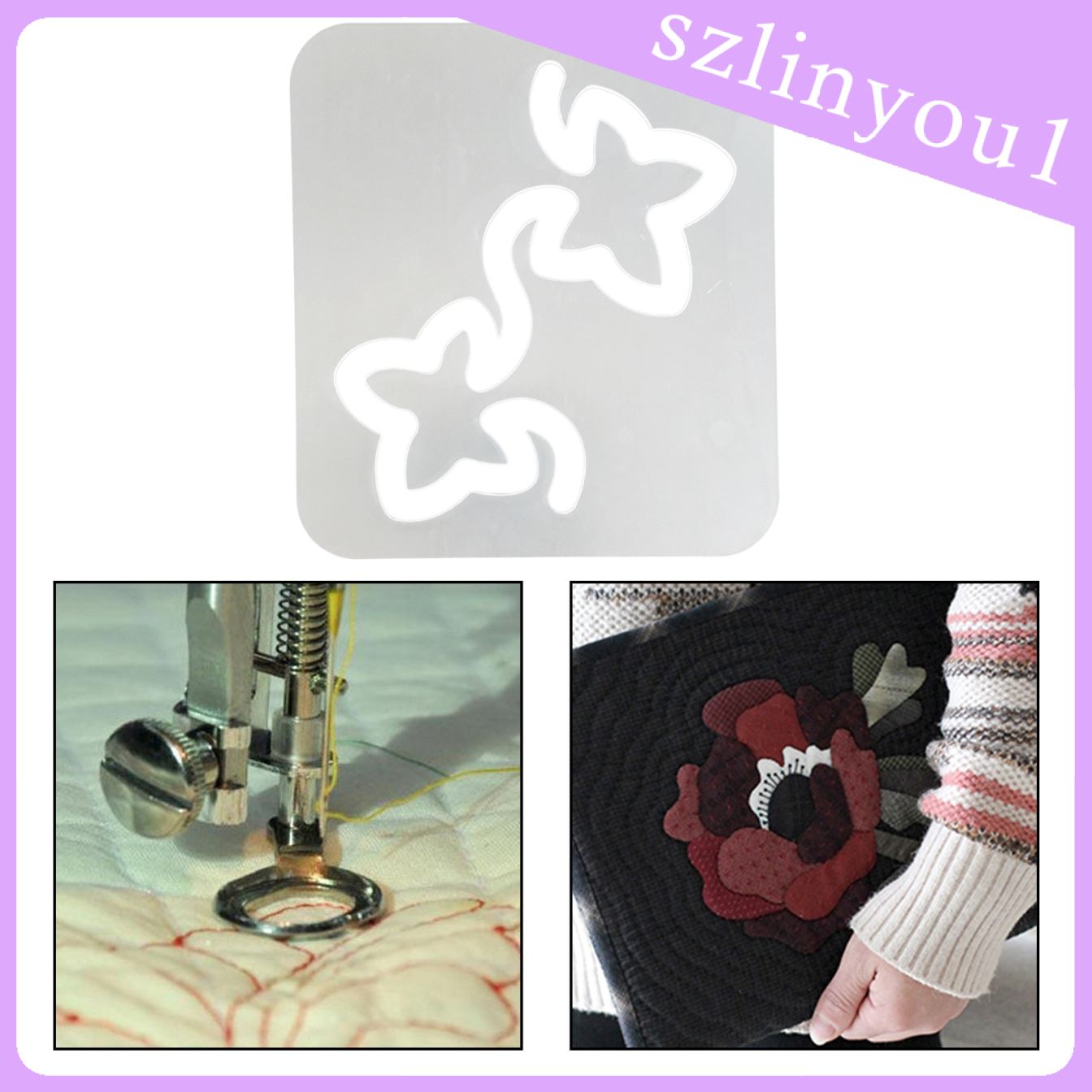 New Arrival Drawing Quilting Template Ruler Home Sew Machine Free Motion Quilt Templates