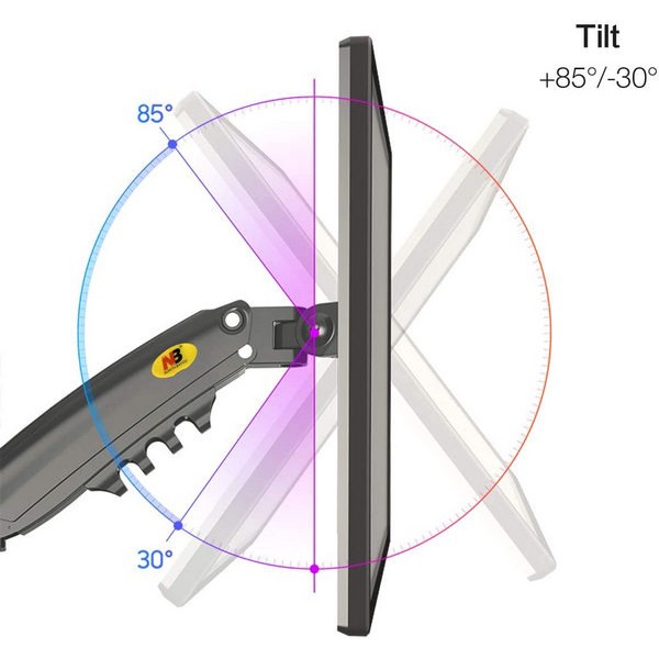 Giá Treo Màn Hình Máy Tính North Bayou NB H100 22 - 35 Inch ( nâng hạ màn hình 12kg)