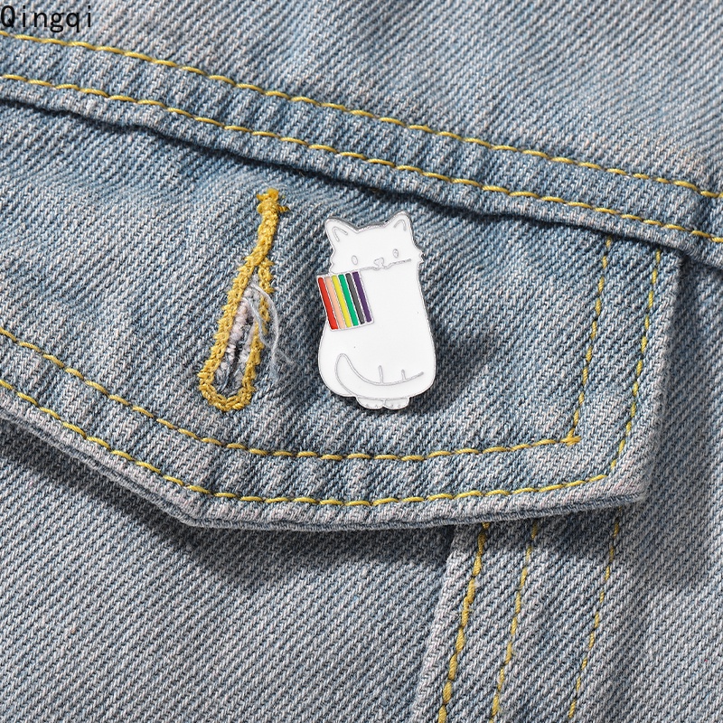 Ghim cài áo Miss Zoe chủ đề mèo hoạt hình dễ thương