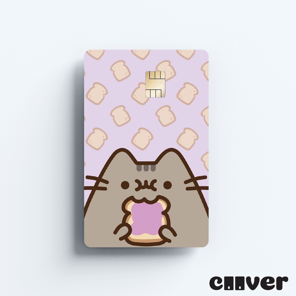 PUSHEEN1 - Miếng dán thẻ FREESHIP – Miếng dán thẻ ngân hàng/thẻ ATM, thẻ chung cư, thẻ thang máy, thẻ gửi xe,... COOVER