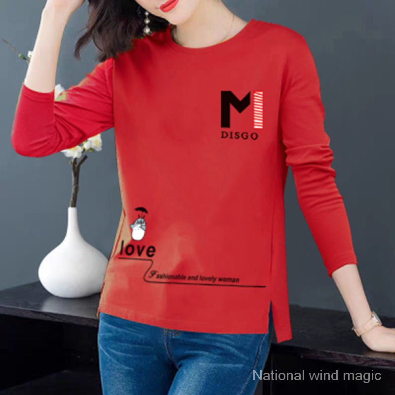 NY life Trang ĐiểmNY life● COSHOP ● áo thun nữ áo thun dài tay rộng rãi của phụ nữ Hàn Quốc OxVP | BigBuy360 - bigbuy360.vn