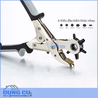 Kìm bấm lỗ 3 tròn 2 dẹt 1 oval Masterproof - Đức