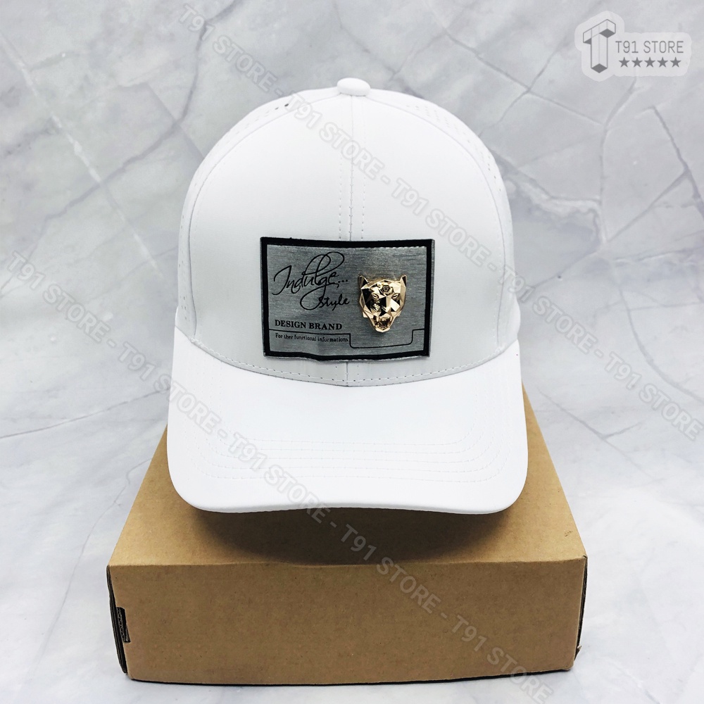 Mũ thể thao logo đính sói siêu đẹp - Mũ lưỡi trai thể thao chất liệu dù lỗ thoáng mát , Unisex dùng cho cả nam và nữ