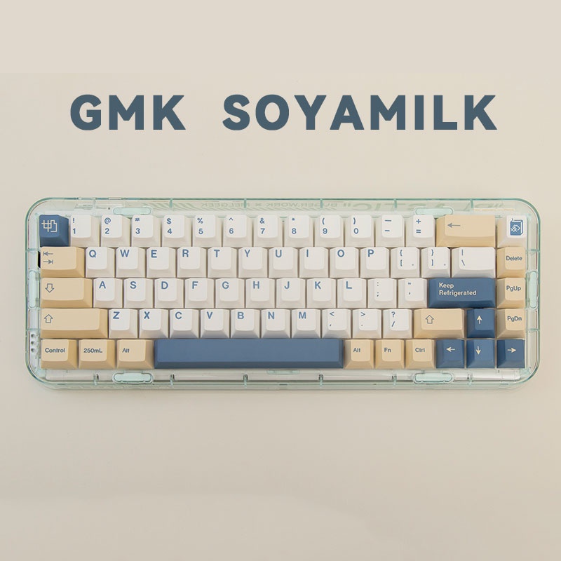 Gmk Soyamilk keycaps cherry profile Dye-Sublimation PBT keycap 135keys