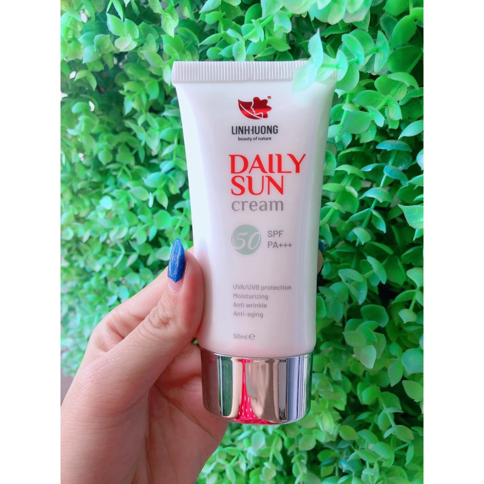 [Chính Hãng] kem chống nắng linh hương daily sun cream