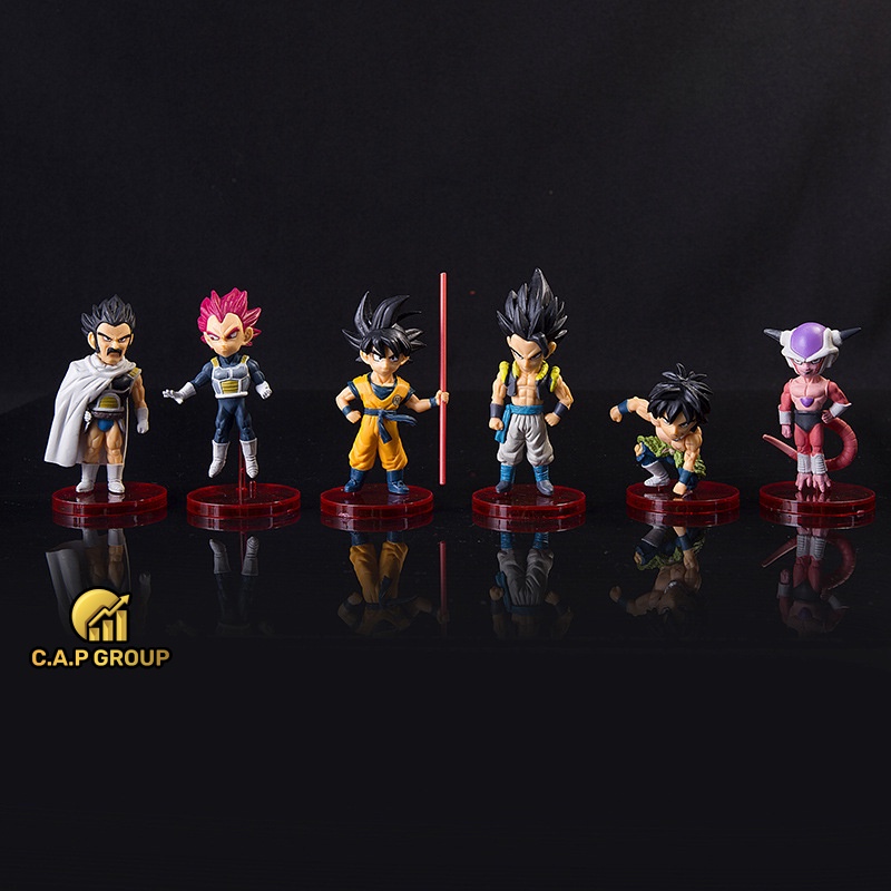 Mô hình Dragon Ball chibi nhân vật 7 Viên Ngọc Rồng Songoku - Bộ Cao 9 cm