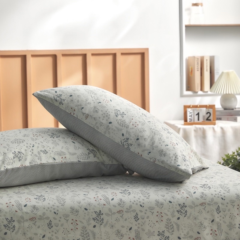 Set Ga + Gối Cotton Living Thoáng Mát Shinbedding