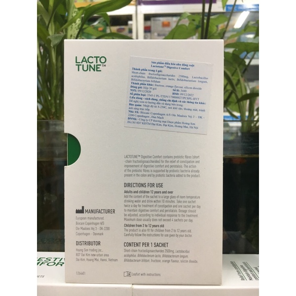 Hộp 30 gói bột LACTOTUN DIGESTIVE COMFORT