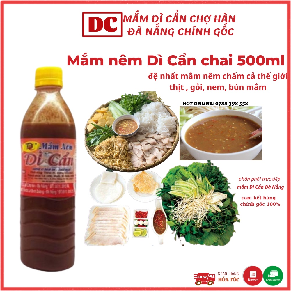 Mắm Nêm Dì Cẩn chính hiệu chính gốc  500gr - Đặc Sản nổi tiếng Đà Nẵng | BigBuy360 - bigbuy360.vn