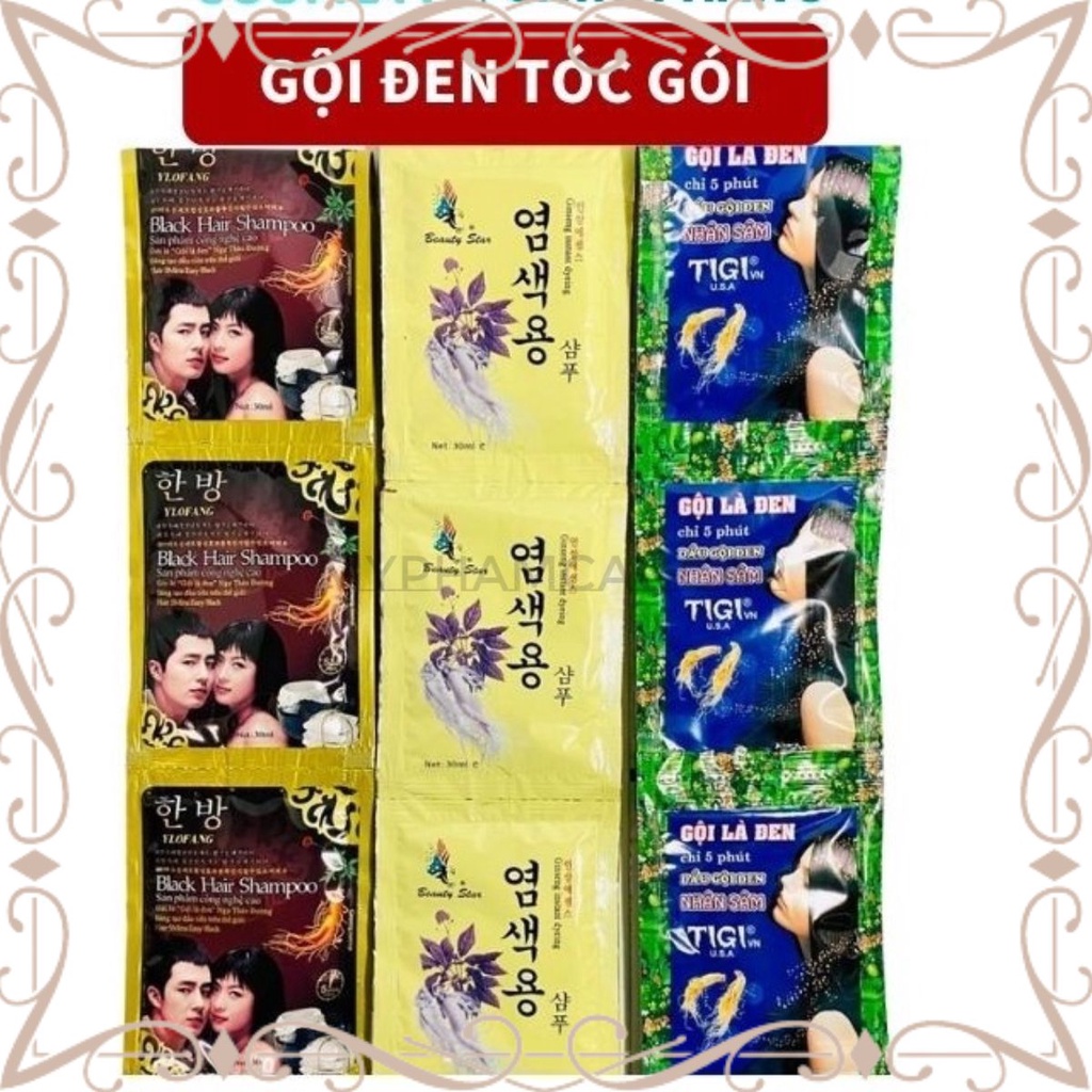Gói Dầu Gội Là Đen Phủ Bạc Nhân Sâm Hàn Quốc -ᴹʸᴾʰᵃᵐᶜᵃᵒᶜᵃᵖ-