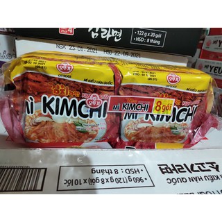 Mì Kim Chi Ottogi 120g (Lốc 8 gói)