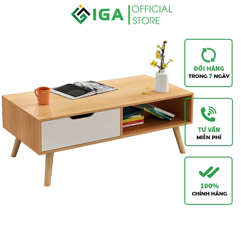 Bàn Trà Sofa IGA Phong Cách Bắc Âu - GP81