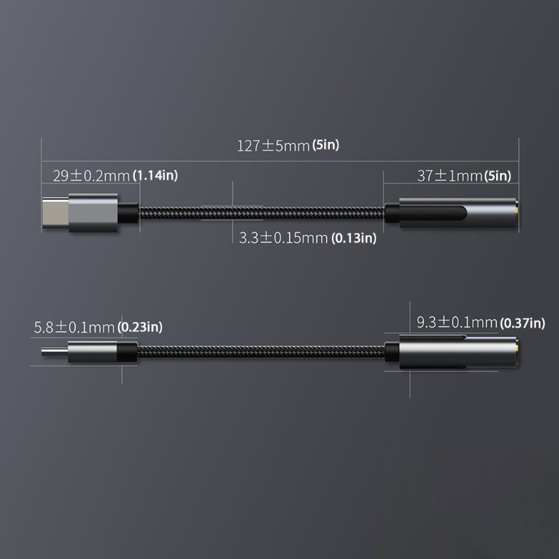 FUN Type-c To 3.5mm Audio Adapter Cable Dac Digital Audio Adapter Decoding Hifi Amp