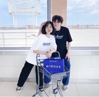[Ảnh thật + Có VIDEO ở sau] Áo thun Unisex tay ngắn Armous
