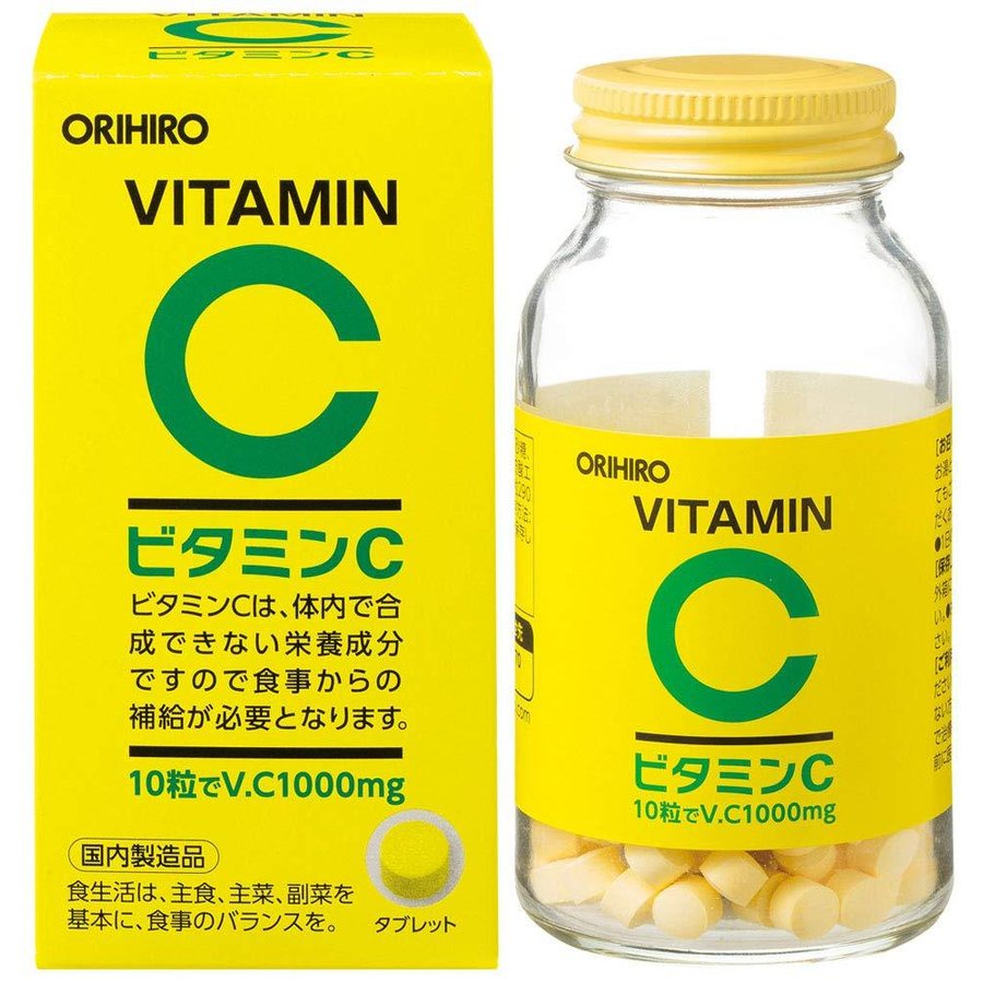 Viên uống Vitamin C Orihiro trắng da, tăng sức đề kháng Nhật Bản 300 viên