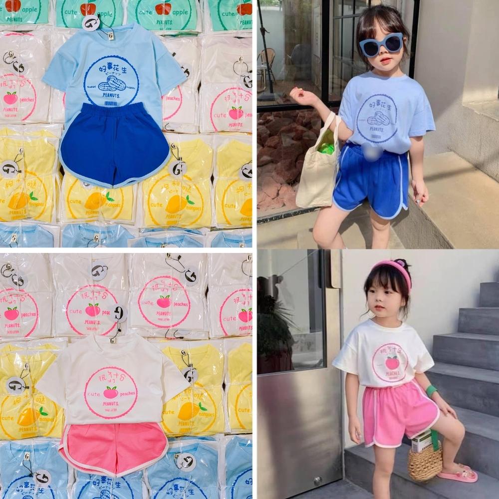 [09-26kg] Bộ quần áo cộc tay trẻ em Cotton SGCP cho bé trai, bé gái đều mặc được - BỘ ĐÙI HOẠT HÌNH Cưng Mún Xỉu