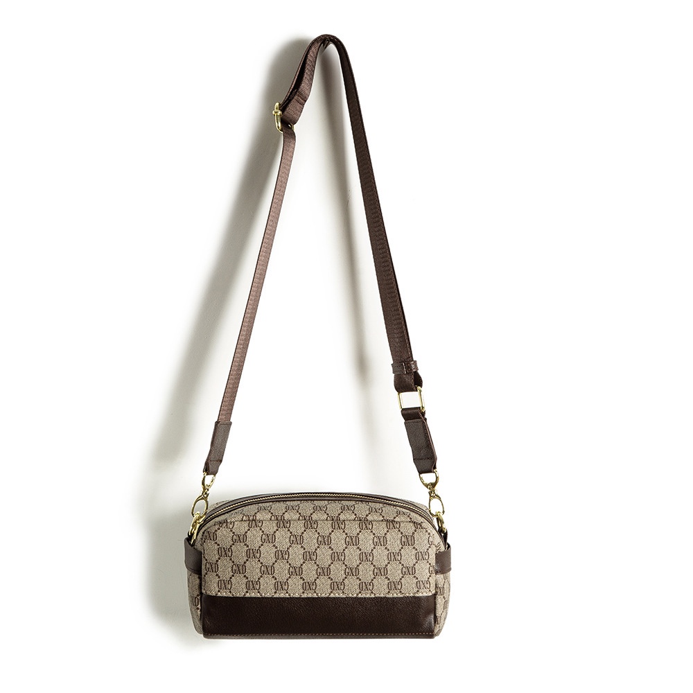 TBAG-Túi Đeo Chéo Da Cao Cấp Nam Nữ, Màu Vàng, Chất Da PU cao cấp, Form Y Hình, Lớp lót Polyester, Chống Thấm Nước