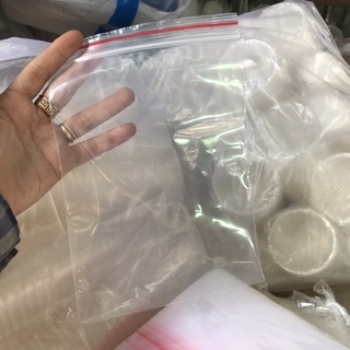 100gram túi zip khoá miệng viền đỏ