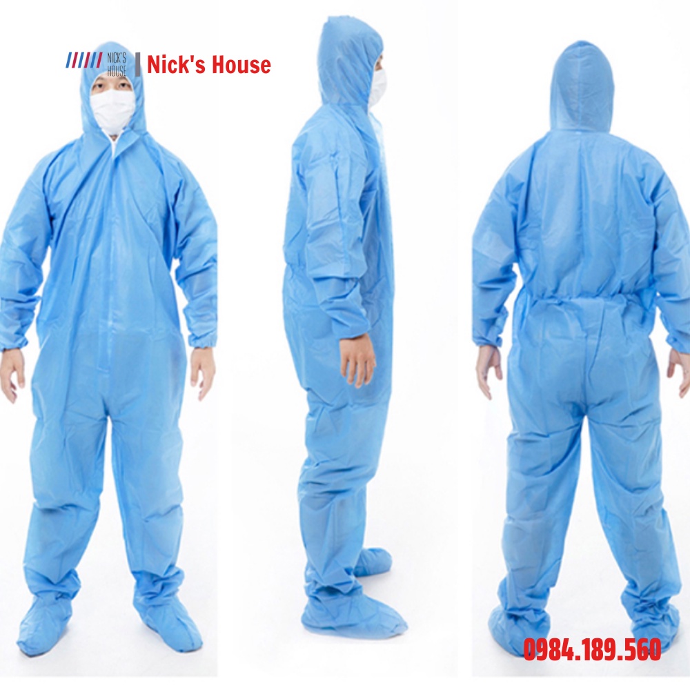 Quần áo bảo hộ y tế ppe freeskin vải không dệt cao cấp lever 2,3,4