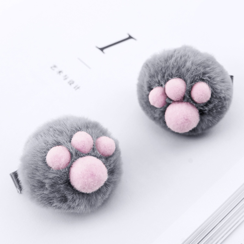 Kẹp Tóc Hình Chân Mèo Phong Cách Lolita Đáng Yêu