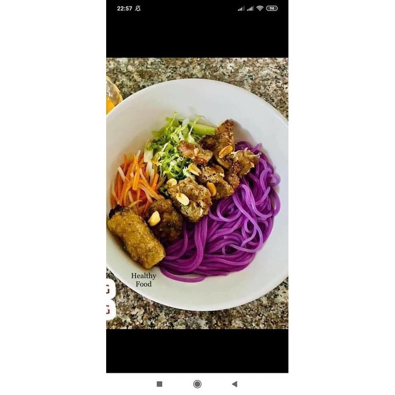 Bún ngũ sắc CAO TUYỀN gồm gấc /ngô/cẩm/lứt đen /lứt đỏ đắc sản Cao Bằng siêu ngon đặc biêt. | BigBuy360 - bigbuy360.vn