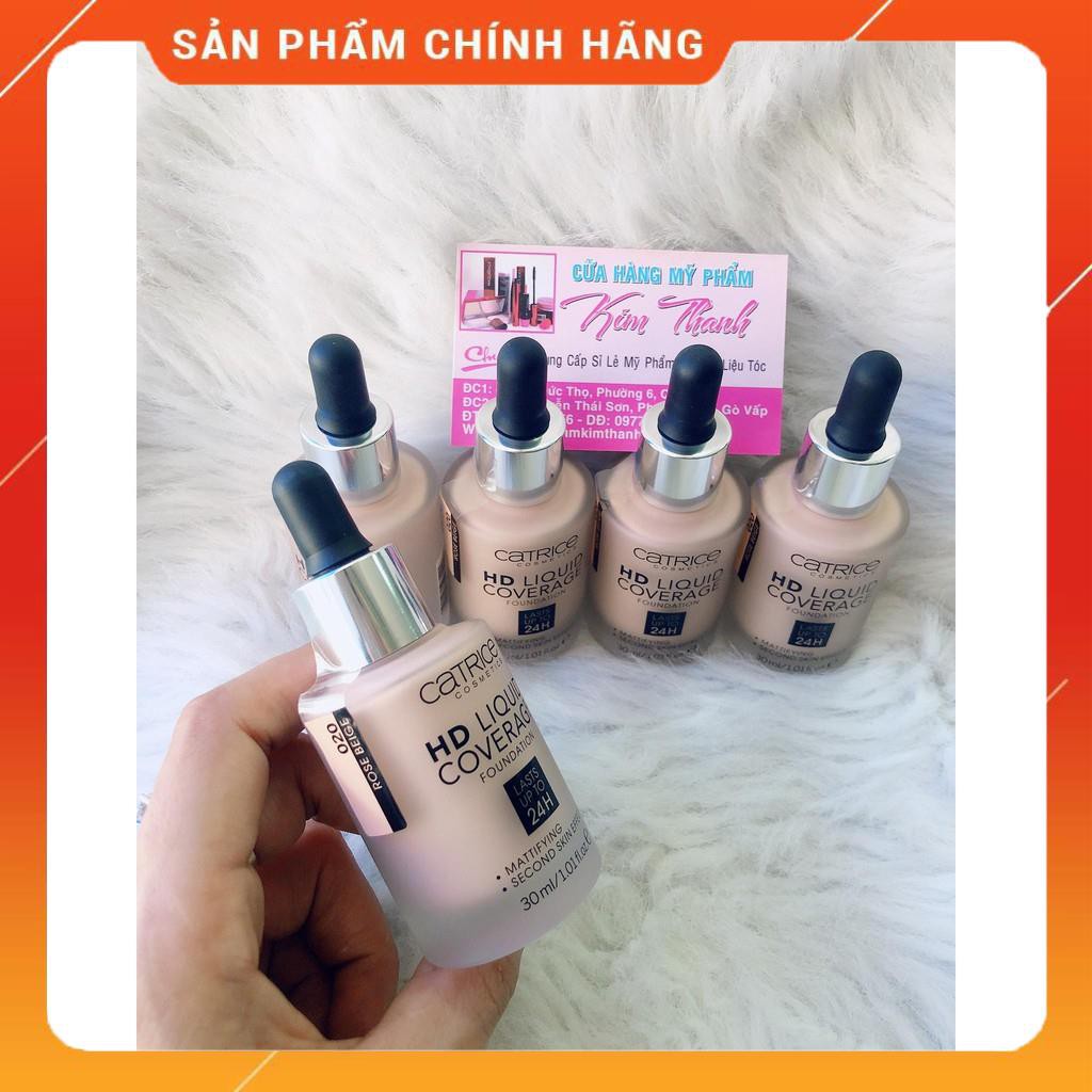 Kem Nền Catrice HD Liquid Coverage Foundation tone 020