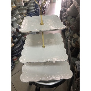 Bộ đĩa 3 tầng hình tròn