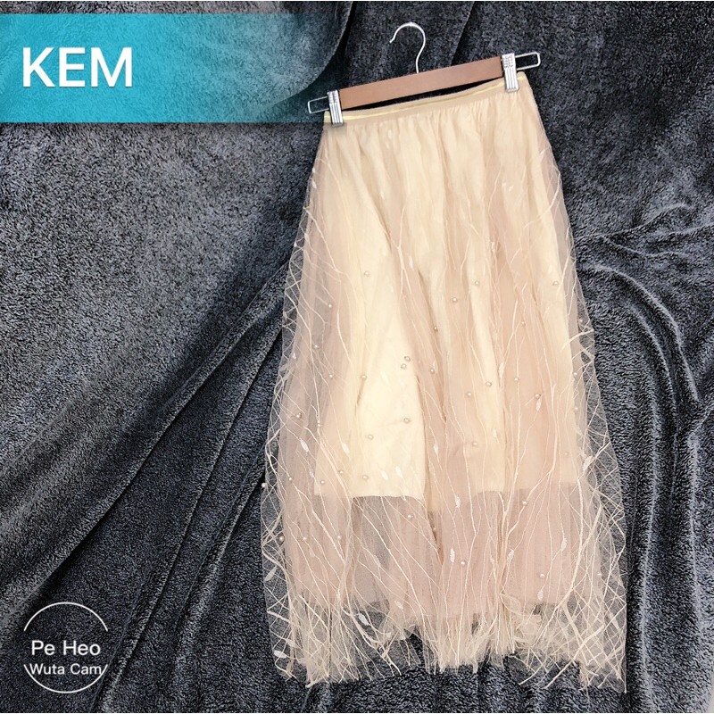 Váy đính hạt pearls - hột bẹt (ảnh thật và video) | BigBuy360 - bigbuy360.vn